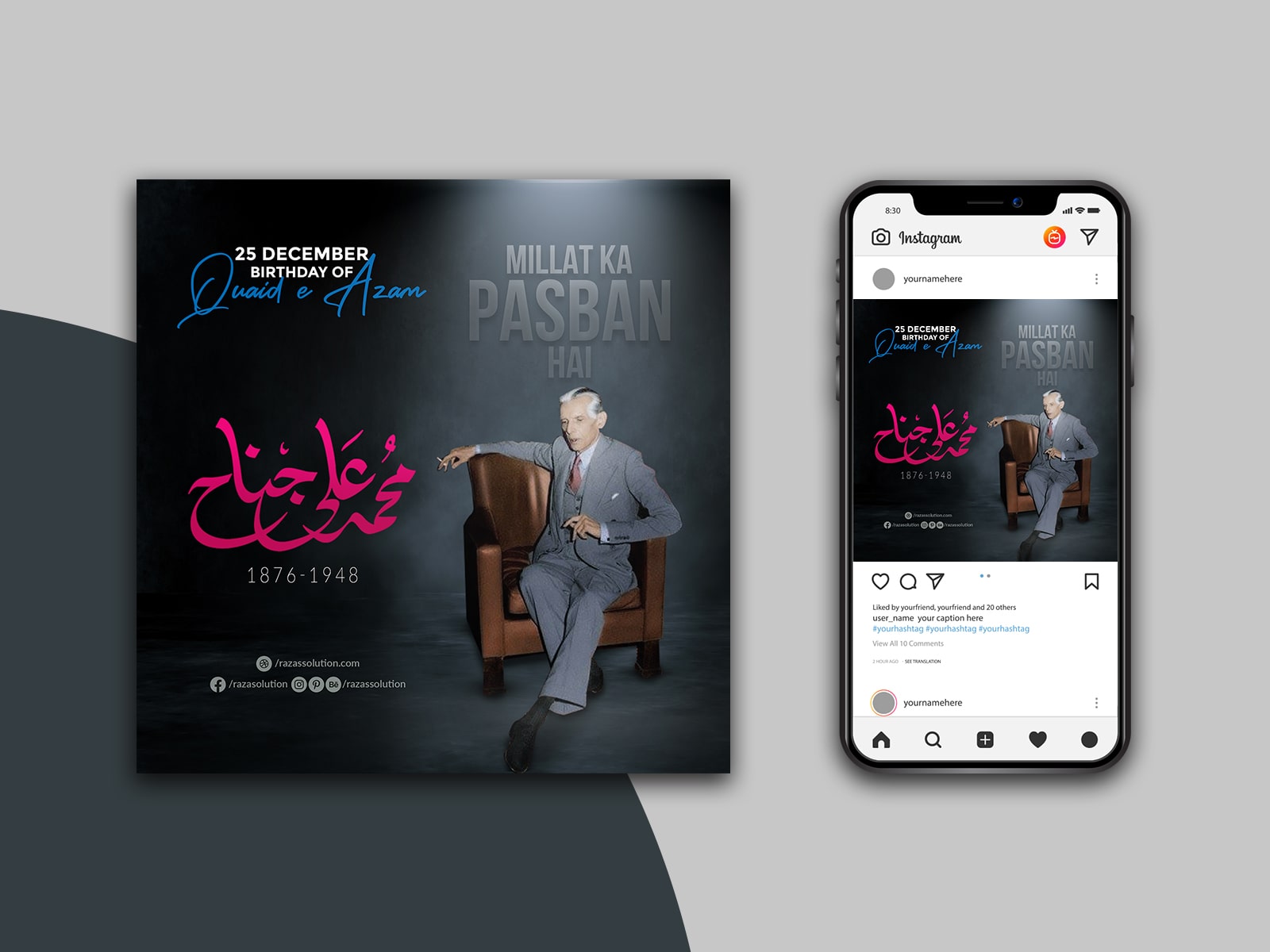 Creative Social Media Post Design for Indianapolis Business